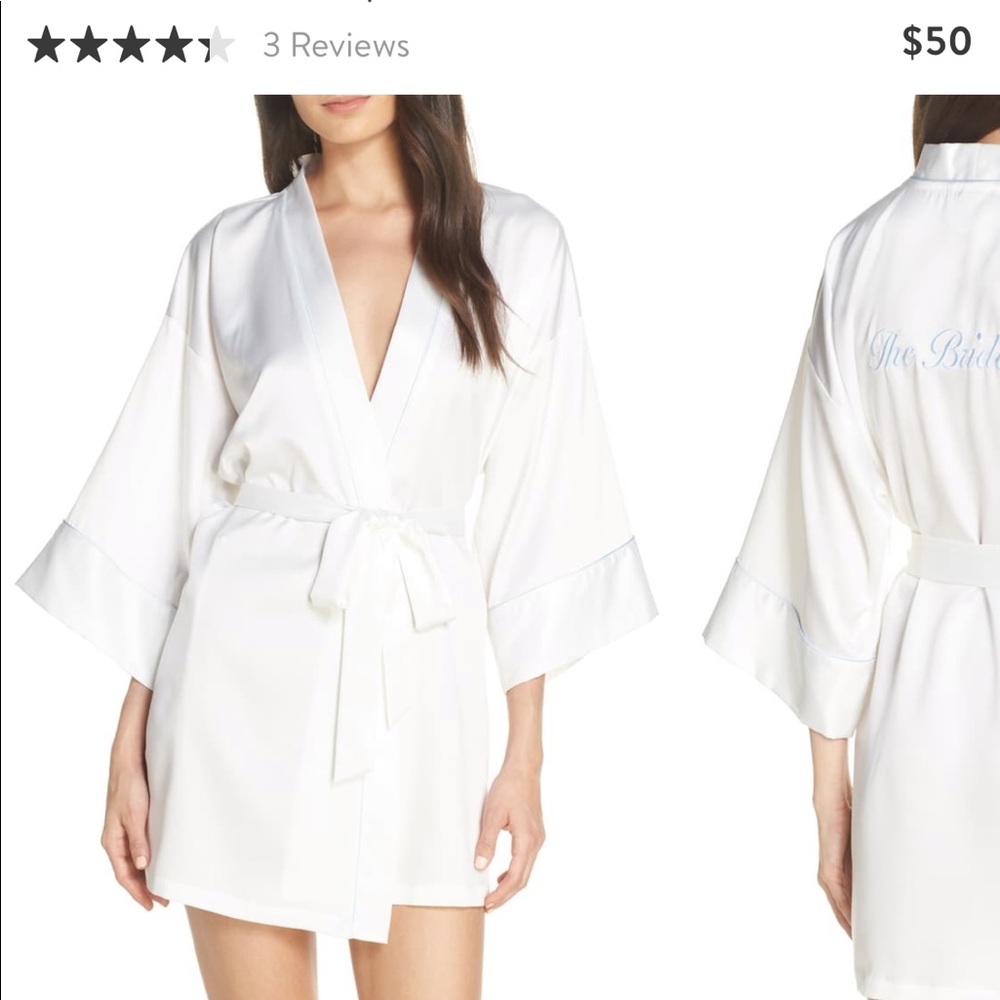 White Bride Robe